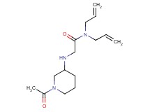 2-[(1-acetylpiperidin-3-yl)amino]-N,N-diallylacetamide
