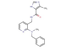 N-({2-[benzyl(methyl)amino]pyridin-3-yl}methyl)-4-methyl-1H-imidazole-5-carboxamide