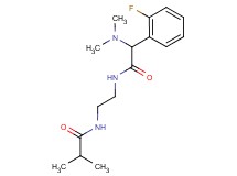 N-(2-{[(dimethylamino)(2-fluorophenyl)acetyl]amino}ethyl)-2-methylpropanamide