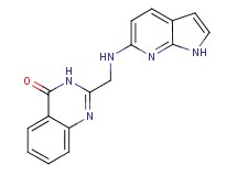 2-[(1H-pyrrolo[2,3-b]pyridin-6-ylamino)methyl]quinazolin-4(3H)-one