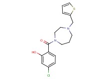 5-chloro-2-{[4-(2-thienylmethyl)-1,4-diazepan-1-yl]carbonyl}phenol