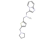 (imidazo[1,2-a]pyridin-3-ylmethyl)methyl{[5-(pyrrolidin-1-ylmethyl)-2-thienyl]methyl}amine