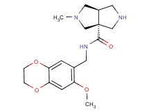 (3aR*,6aR*)-N-[(7-methoxy-2,3-dihydro-1,4-benzodioxin-6-yl)methyl]-2-methylhexahydropyrrolo[3,4-c]pyrrole-3a(1H)-carboxamide