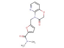 N,N-dimethyl-5-[(3-oxo-2,3-dihydro-4H-pyrido[3,2-b][1,4]oxazin-4-yl)methyl]-2-furamide