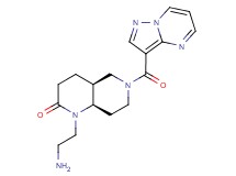 rel-(4aS,8aR)-1-(2-aminoethyl)-6-(pyrazolo[1,5-a]pyrimidin-3-ylcarbonyl)octahydro-1,6-naphthyridin-2(1H)-one hydrochloride