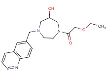 1-(ethoxyacetyl)-4-(quinolin-6-ylmethyl)-1,4-diazepan-6-ol