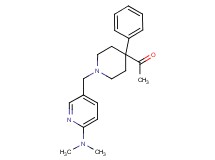 1-(1-{[6-(dimethylamino)-3-pyridinyl]methyl}-4-phenyl-4-piperidinyl)ethanone