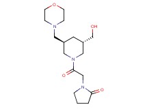 1-{2-[(3S*,5R*)-3-(hydroxymethyl)-5-(4-morpholinylmethyl)-1-piperidinyl]-2-oxoethyl}-2-pyrrolidinone