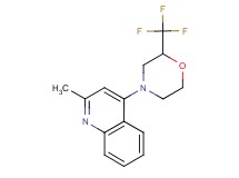 2-methyl-4-[2-(trifluoromethyl)morpholin-4-yl]quinoline