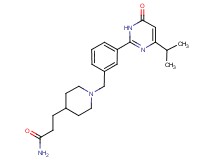 3-{1-[3-(4-isopropyl-6-oxo-1,6-dihydropyrimidin-2-yl)benzyl]piperidin-4-yl}propanamide