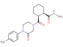 (1R*,2S*)-N-methyl-2-{[4-(4-methylphenyl)-3-oxo-1-piperazinyl]carbonyl}cyclohexanecarboxamide