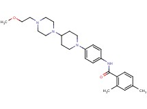 N-(4-{4-[4-(2-methoxyethyl)-1-piperazinyl]-1-piperidinyl}phenyl)-2,4-dimethylbenzamide