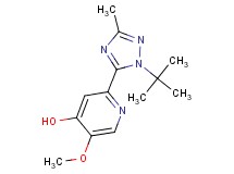 2-(1-tert-butyl-3-methyl-1H-1,2,4-triazol-5-yl)-5-methoxy-4-pyridinol