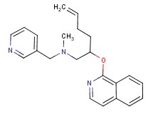2-(isoquinolin-1-yloxy)-N-methyl-N-(pyridin-3-ylmethyl)hex-5-en-1-amine
