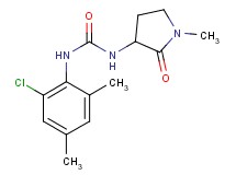 N-(2-chloro-4,6-dimethylphenyl)-N'-(1-methyl-2-oxopyrrolidin-3-yl)urea