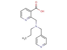 2-{[propyl(pyridin-4-ylmethyl)amino]methyl}nicotinic acid