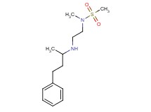 N-methyl-N-{2-[(1-methyl-3-phenylpropyl)amino]ethyl}methanesulfonamide