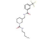 N-butyl-3-({[3-(trifluoromethyl)benzoyl]amino}methyl)-1-piperidinecarboxamide