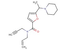 N-allyl-5-(1-piperidin-1-ylethyl)-N-prop-2-yn-1-yl-2-furamide
