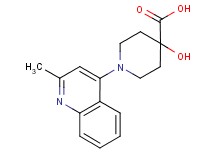 4-hydroxy-1-(2-methylquinolin-4-yl)piperidine-4-carboxylic acid