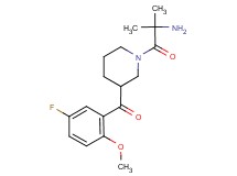 (5-fluoro-2-methoxyphenyl)[1-(2-methylalanyl)piperidin-3-yl]methanone