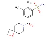 2,3-dimethyl-5-(1-oxa-7-azaspiro[3.5]non-7-ylcarbonyl)benzenesulfonamide