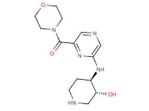 rel-(3R,4R)-4-{[6-(4-morpholinylcarbonyl)-2-pyrazinyl]amino}-3-piperidinol hydrochloride