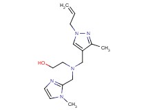 2-{[(1-allyl-3-methyl-1H-pyrazol-4-yl)methyl][(1-methyl-1H-imidazol-2-yl)methyl]amino}ethanol