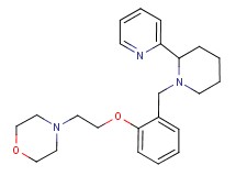 4-(2-{2-[(2-pyridin-2-ylpiperidin-1-yl)methyl]phenoxy}ethyl)morpholine