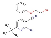 2-amino-6-tert-butyl-4-[2-(2-hydroxyethoxy)phenyl]nicotinonitrile