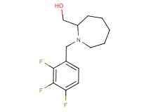 [1-(2,3,4-trifluorobenzyl)azepan-2-yl]methanol