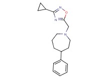1-[(3-cyclopropyl-1,2,4-oxadiazol-5-yl)methyl]-4-phenylazepane