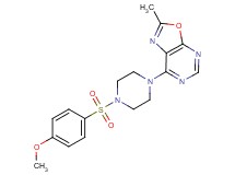 7-{4-[(4-methoxyphenyl)sulfonyl]piperazin-1-yl}-2-methyl[1,3]oxazolo[5,4-d]pyrimidine
