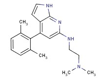 N'-[4-(2,6-dimethylphenyl)-1H-pyrrolo[2,3-b]pyridin-6-yl]-N,N-dimethylethane-1,2-diamine
