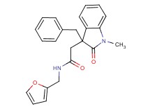 2-(3-benzyl-1-methyl-2-oxo-2,3-dihydro-1H-indol-3-yl)-N-(2-furylmethyl)acetamide