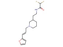2,2-difluoro-N-(2-{1-[(2E)-3-(2-furyl)prop-2-en-1-yl]piperidin-3-yl}ethyl)acetamide