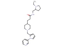 N-[(1-ethyl-2-pyrrolidinyl)methyl]-3-(1-{[1-(3-pyridinyl)-1H-pyrrol-2-yl]methyl}-4-piperidinyl)propanamide