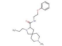 8-methyl-N-(2-phenoxyethyl)-2-propyl-2,8-diazaspiro[4.5]decane-3-carboxamide