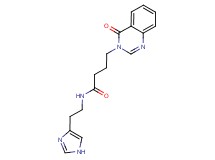 N-[2-(1H-imidazol-4-yl)ethyl]-4-(4-oxoquinazolin-3(4H)-yl)butanamide
