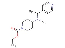 ethyl 4-[methyl(1-pyridin-4-ylethyl)amino]piperidine-1-carboxylate
