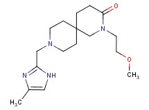 2-(2-methoxyethyl)-9-[(4-methyl-1H-imidazol-2-yl)methyl]-2,9-diazaspiro[5.5]undecan-3-one