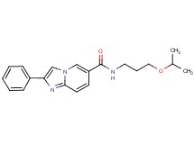 N-(3-isopropoxypropyl)-2-phenylimidazo[1,2-a]pyridine-6-carboxamide