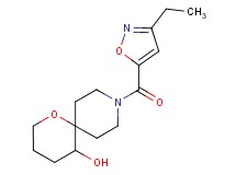 9-[(3-ethylisoxazol-5-yl)carbonyl]-1-oxa-9-azaspiro[5.5]undecan-5-ol