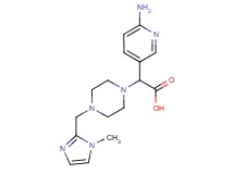 (6-aminopyridin-3-yl){4-[(1-methyl-1H-imidazol-2-yl)methyl]piperazin-1-yl}acetic acid