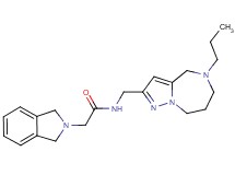 2-(1,3-dihydro-2H-isoindol-2-yl)-N-[(5-propyl-5,6,7,8-tetrahydro-4H-pyrazolo[1,5-a][1,4]diazepin-2-yl)methyl]acetamide