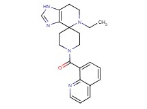 5-ethyl-1'-(quinolin-8-ylcarbonyl)-1,5,6,7-tetrahydrospiro[imidazo[4,5-c]pyridine-4,4'-piperidine]