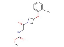 methyl {2-[3-(2-methylphenoxy)-1-azetidinyl]-2-oxoethyl}carbamate