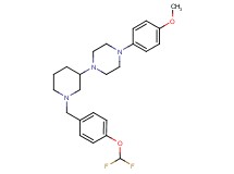 1-{1-[4-(difluoromethoxy)benzyl]-3-piperidinyl}-4-(4-methoxyphenyl)piperazine
