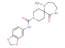 N-1,3-benzodioxol-5-yl-7-methyl-12-oxo-3,7,11-triazaspiro[5.6]dodecane-3-carboxamide