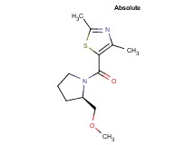 5-{[(2R)-2-(methoxymethyl)pyrrolidin-1-yl]carbonyl}-2,4-dimethyl-1,3-thiazole